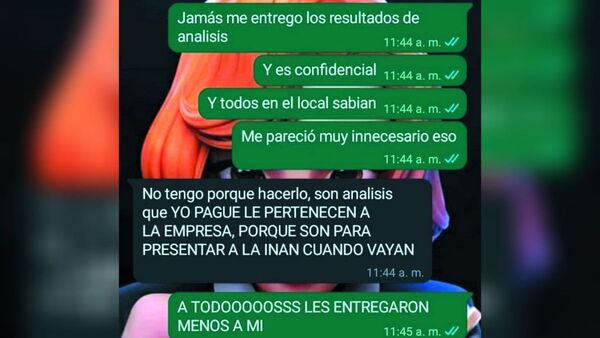 Despedido del trabajo tras un análisis médico