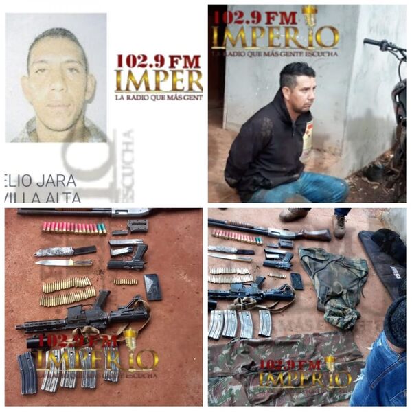 Detienen a un sujeto con orden de captura por asesinato y con armamento tras allanamiento - Radio Imperio