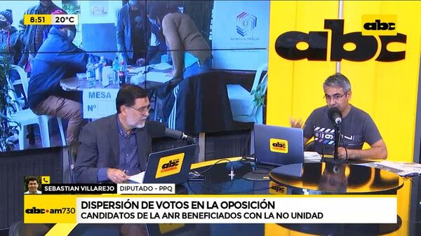 Dispersión en votos en la oposición - ABC Noticias - ABC Color