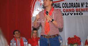 La Nación / “Hay que darles esperanzas a los jóvenes”, recordó Santiago Peña en Quyquyhó