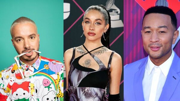 J Balvin, María Becerra y John Legend actuarán en los Grammy