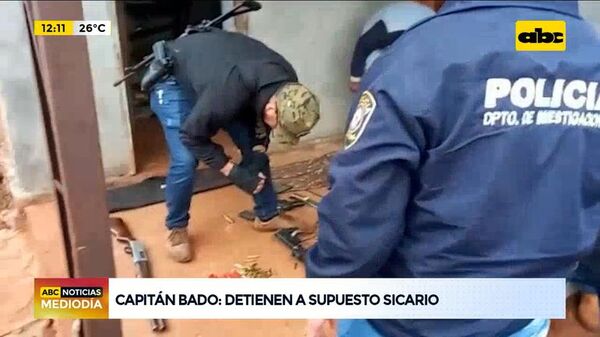Capitán Bado: Detienen a supuesto sicario - ABC Noticias - ABC Color