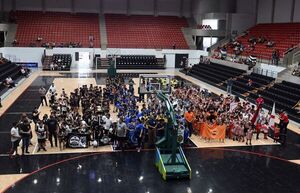 Más de 1.000 niños ya botan la naranjada en el torneo de Mini Basket - Polideportivo - ABC Color
