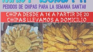 Hacen chipa a full en España para vender en Semana Santa
