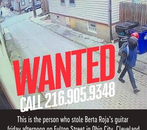 Berta Rojas publica foto del ladrón de su guitarra (VIDEO)