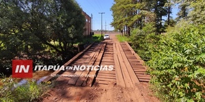 PIDEN URGENTE ARREGLO DE PUENTE DE MADERA EN ENCARNACIÓN - Itapúa Noticias