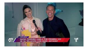 Nadia Ferreira: "Estoy disfrutando cada minuto a su lado"