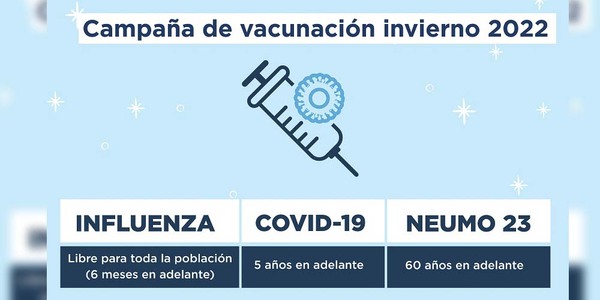 MAÑANA ARRANCA CAMPAÑA DE VACUNACIÓN “INVIERNO 2022” - Itapúa Noticias