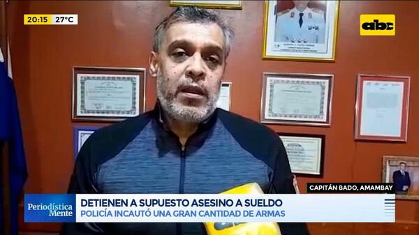Detuvieron a supuesto sicario en Capitán Bado - ABC Noticias - ABC Color