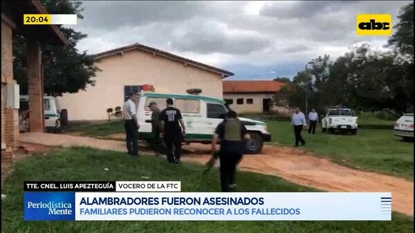 Alambradores desaparecidos fueron hallados muertos - ABC Noticias - ABC Color
