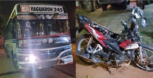 Un motociclista fallece tras chocar contra un bus en Capiatá - Nacionales - ABC Color