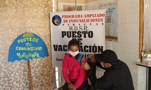 Más de cien dosis de vacuna aplicadas en Santa Rita