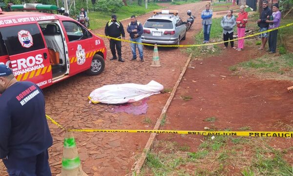 Motociclista muere al caer violentamenteen el empedrado en Hernandarias – Diario TNPRESS