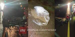 VIOLENTO ACCIDENTE DEJÓ DOS MUERTOS EN RUTA PY 6 - Itapúa Noticias