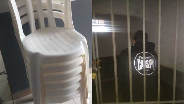 Por hurtar 6 sillas, hombre terminó tras las rejas en B° Itá Paso