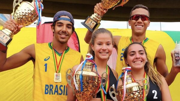 Paraguay logra la Medalla de Oro y clasifica al Mundial de Vóley de Playa U19