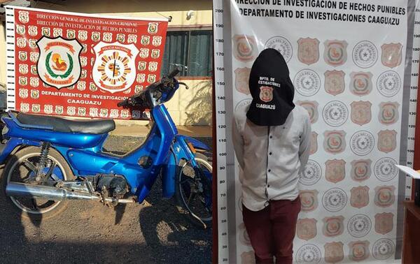 Recuperan motocicleta hurtada de docente en el barrio San Miguel de Coronel Oviedo – Prensa 5