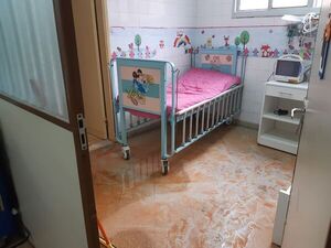 Temporal afectó dos especialidades del Hospital Niños de Acosta Ñu - Nacionales - ABC Color