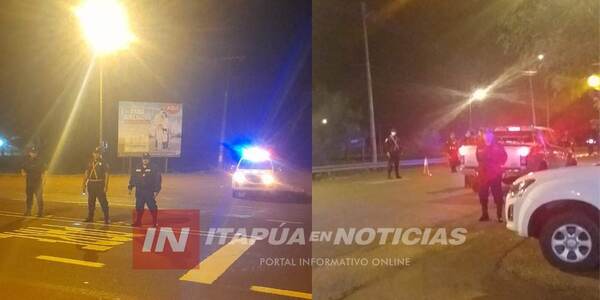CON OPERATIVOS DE PATRULLA GIGANTE, COMBATEN DELINCUENCIA - Itapúa Noticias