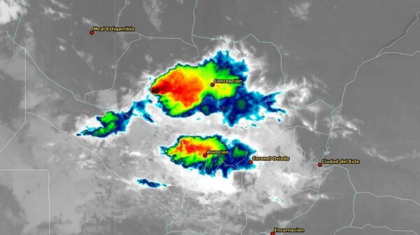 Reportan ingreso de núcleo de tormentas | Noticias Paraguay