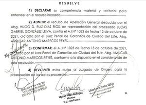 Cámara de Apelaciones confirma como homicidio doloso muerte de Samuelito