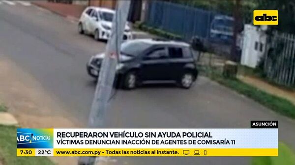 Recuperaron vehículo sin ayuda policial - ABC Noticias - ABC Color