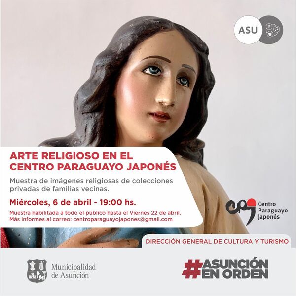 Por Semana Santa habilitarán muestra de arte sacro en el Centro Paraguayo Japonés - El Trueno