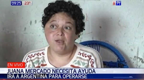 Juana Mercado será operada en Argentina y pide ayuda a la ciudadanía - RDN - Noticias de Paraguay