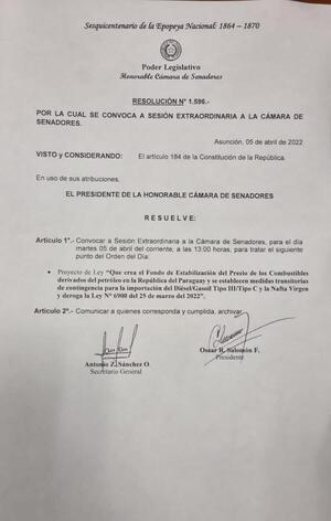 Senado tratará hoy el Fondo de Estabilización de los combustibles - El Independiente