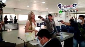 Sesión de la Junta Municipal terminó a los gritos