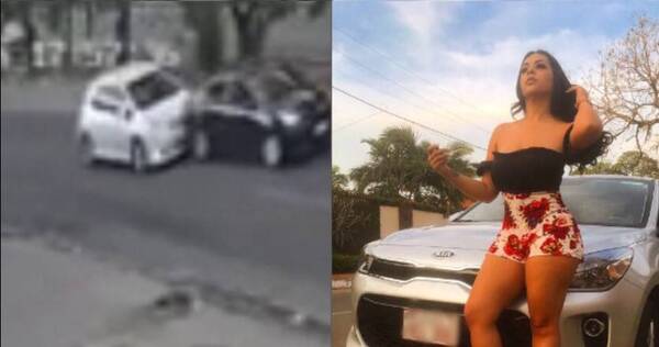 Crónica / [VIDEO] Aparece el video del choque de cuerona locutora estando ka'ure