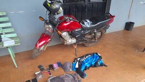 Policía captura a un joven y recupera objetos hurtados en Santa Rita