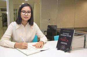Adolescente lanza libro llamado “Un viaje rápido por la Física” - Nacionales - ABC Color