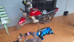 Policía captura a un joven y recupera objetos hurtados en Santa Rita