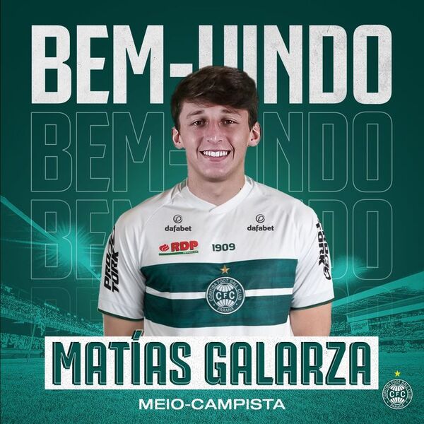 Matías Galarza jugará en el Coritiba - Fútbol - ABC Color