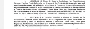 Más de U$S 1 millón para útiles de oficina abre sospechas de otro negociado de Prieto