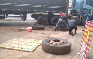 Drogas que se encontraban dentro de las ruedas de un camión, fueron incautadas en CDE