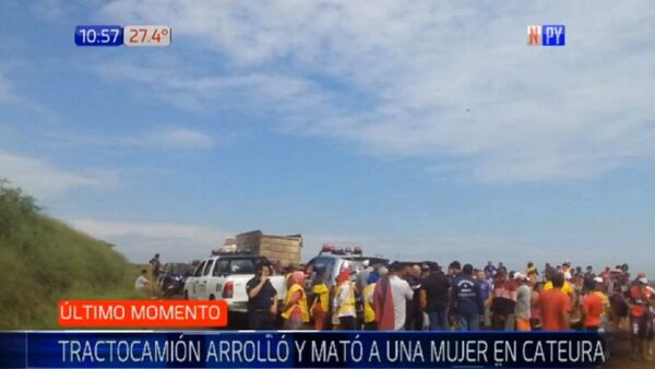 Recicladora muere arrollada por un camión en Cateura