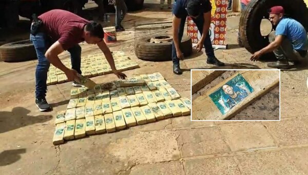 Camión transportaba panes de marihuana con fotos de Neymar - Noticiero Paraguay