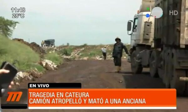 Recicladora muere arrollada por un camión en Cateura | Telefuturo