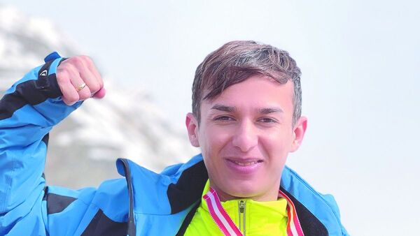 Paraguariense ganó el oro en curso de esquí