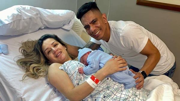 Crónica / Rolfi Gamarra compartió su felicidad: ¡Nacio Lucca!