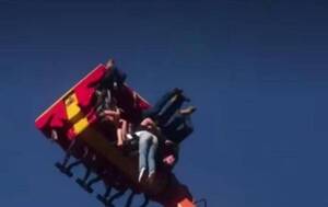 Crónica / [VIDEO] Terror en las alturas en la Expo Canindeyú