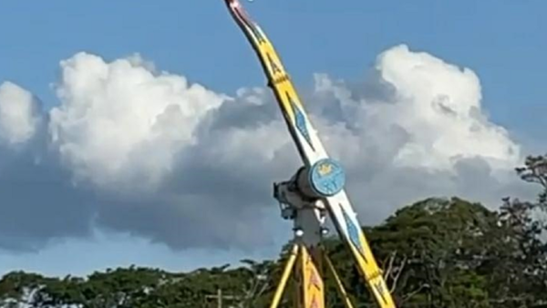 ¡De terror! Una joven quedó colgada de un kamikaze en Canindeyú