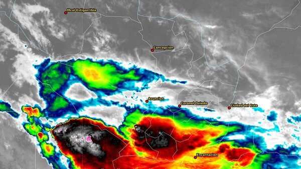 Alertan por tormentas eléctricas que ingresan desde el sur | Noticias Paraguay