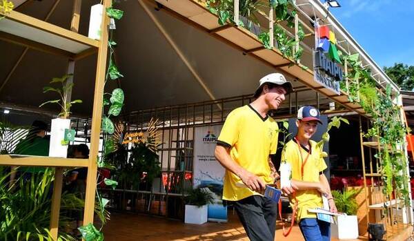 ITAIPU presenta stand con énfasis en la sostenibilidad en la Expo Canindeyú 2022