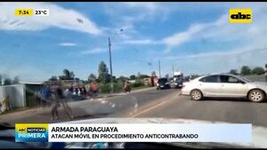 Atacan móvil de la Armada en Vista Alegre   - ABC Noticias - ABC Color