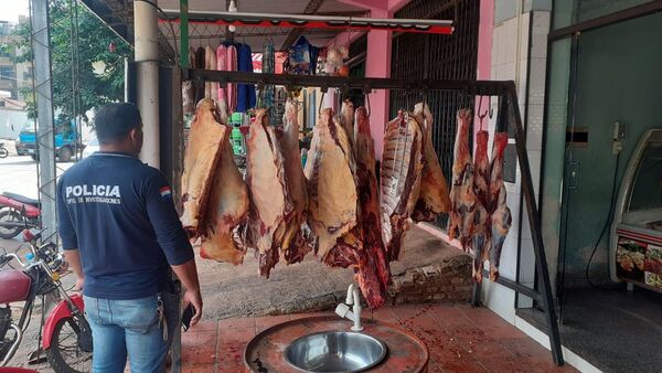 Desarticulan banda de abigeos que surtía a carnicerías de Caaguazú