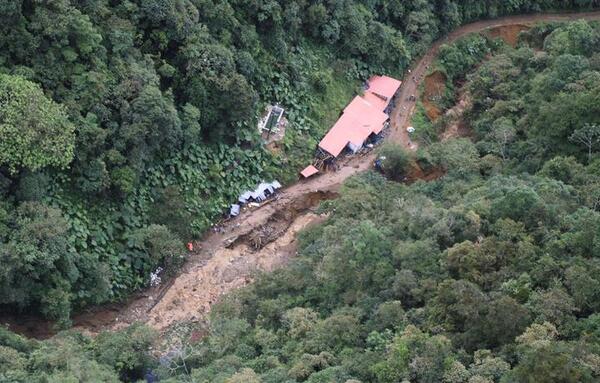 Tragedia en Colombia: deslizamiento de tierra deja al menos 10 muertos