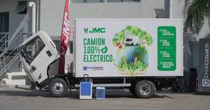 La Nación / Traen el primer camión JMC 100% a electricidad
